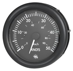 Hastighetsmätare 0-50knot 12V